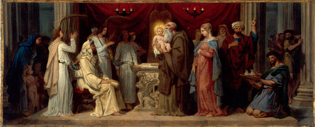 Présentation de Jésus au Temple Presentatie van Christus in de Tempel door Merry Joseph Blondel