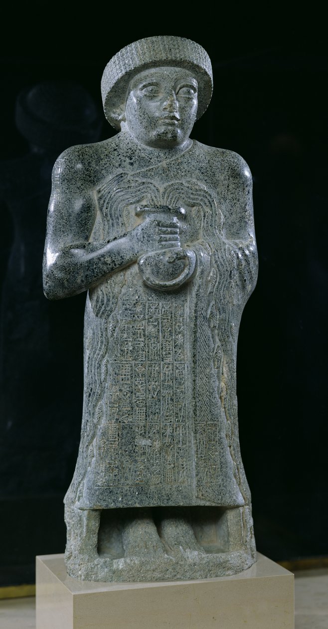 Standbeeld van Prins Gudea, c.2150 v.Chr. door Mesopotamian