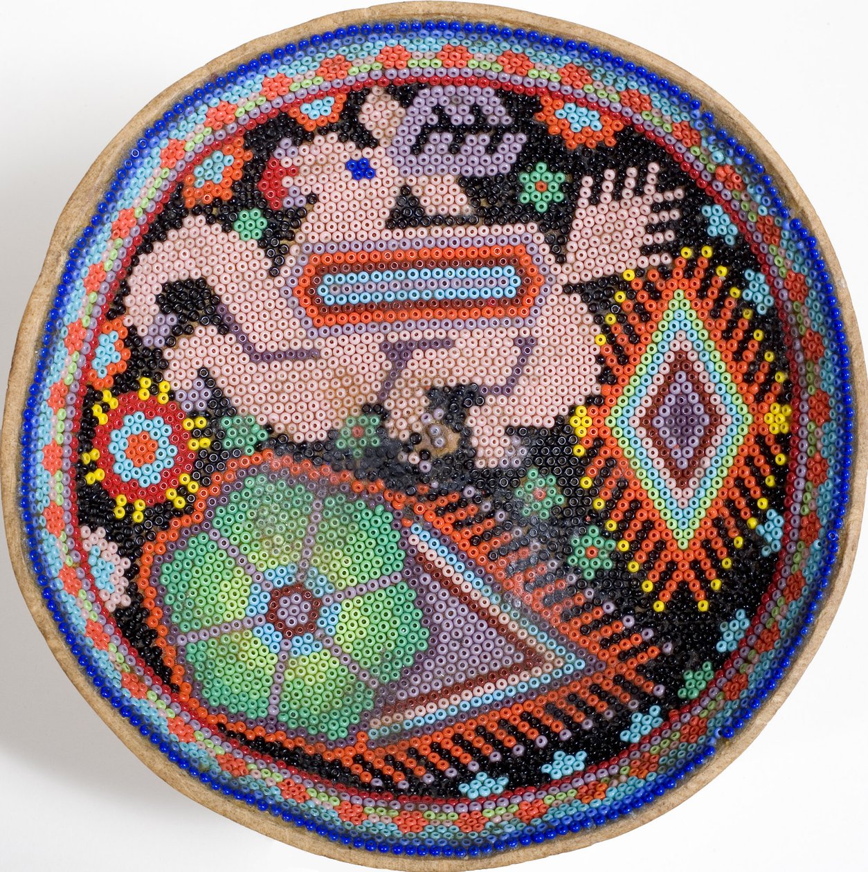 Huichol kom uit Sierra Madre, Mexico door Mexican School
