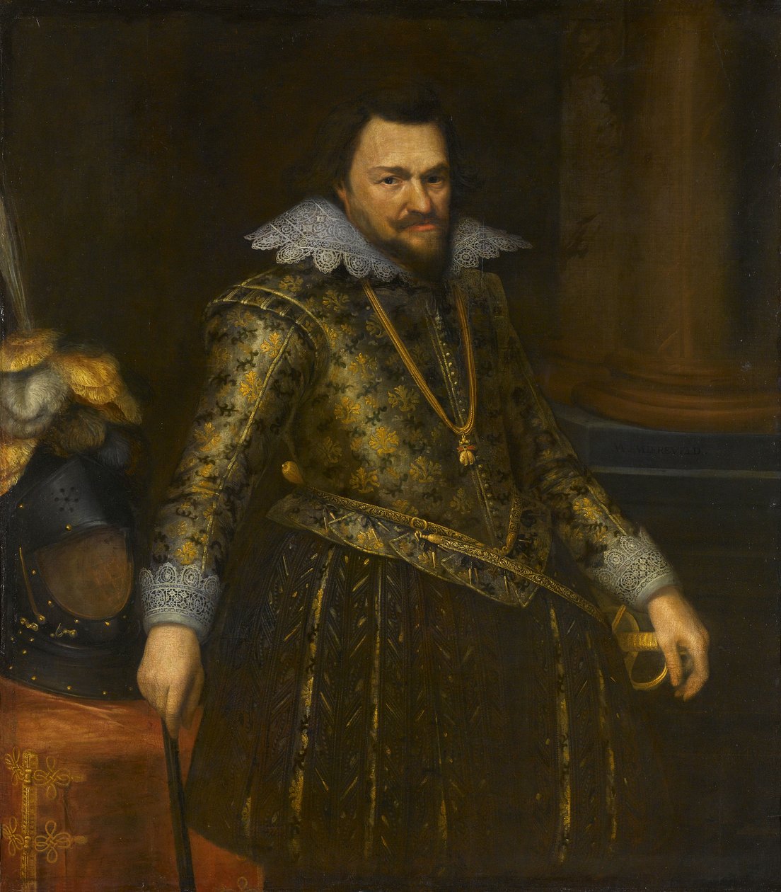 Portret van Philips Willem door Micchiel Jansz van Mierevelt