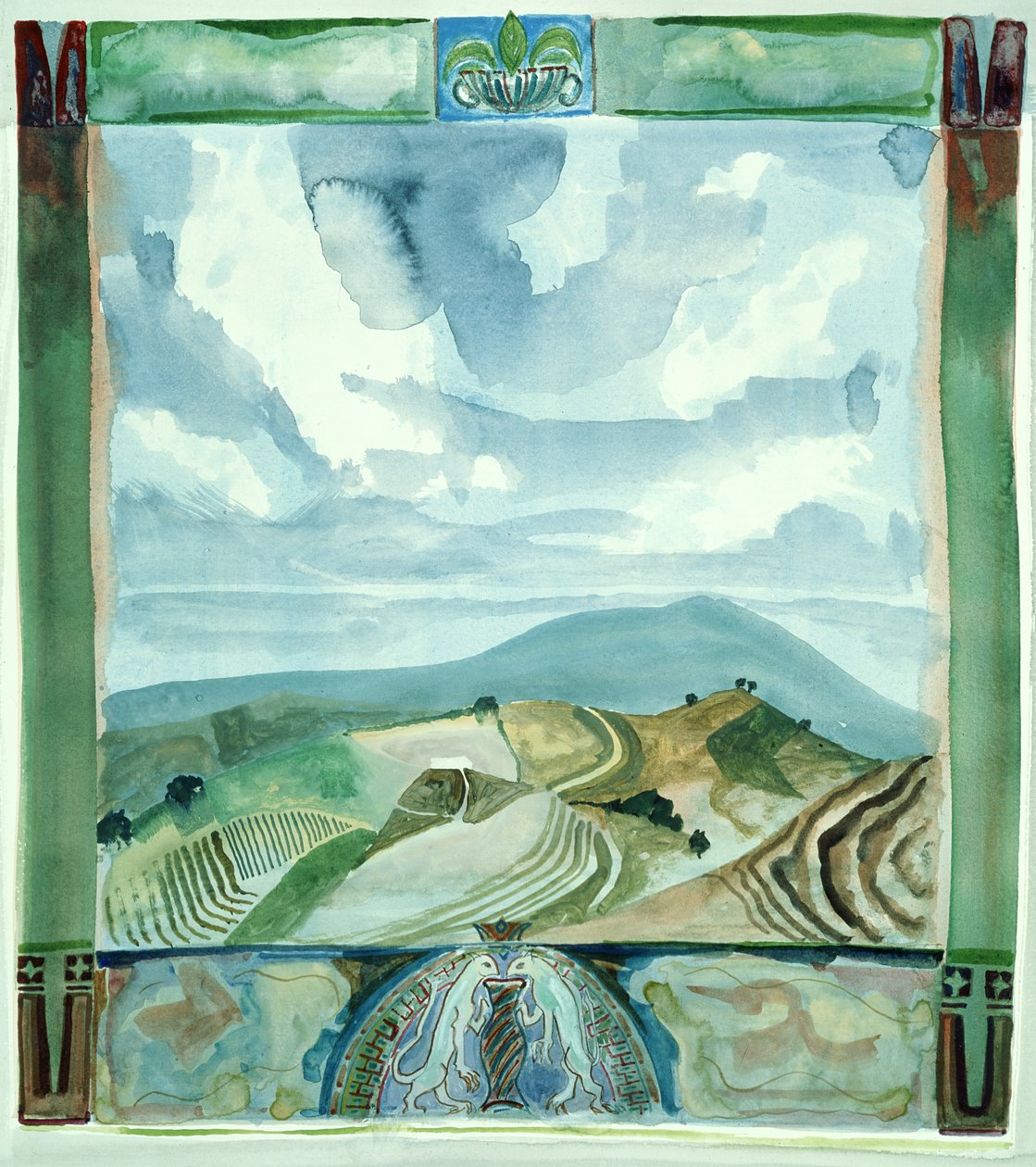 Uitzicht - Umbrië door Michael Chase