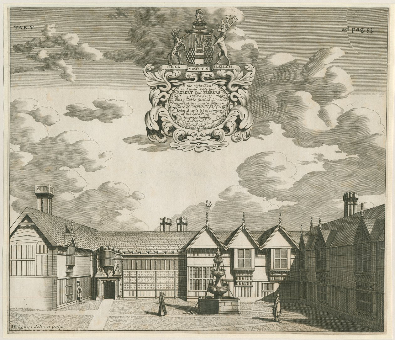 Chartley Manor House door Michael Burghers