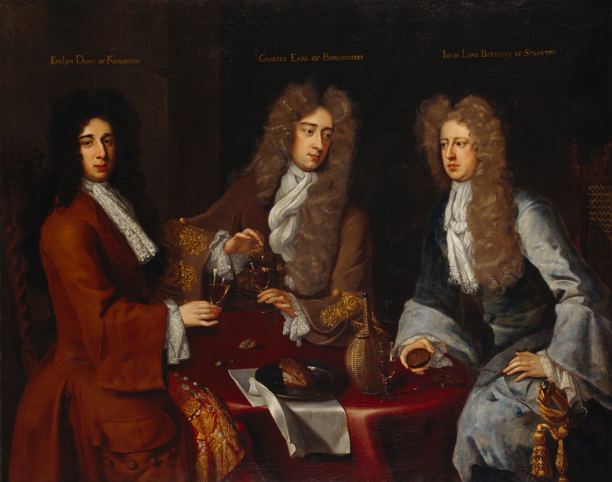 Earl of Burlington, Duke of Kingston-upon-Hull, en Baron Berkeley of Stratton, 1690s door Michael Dahl