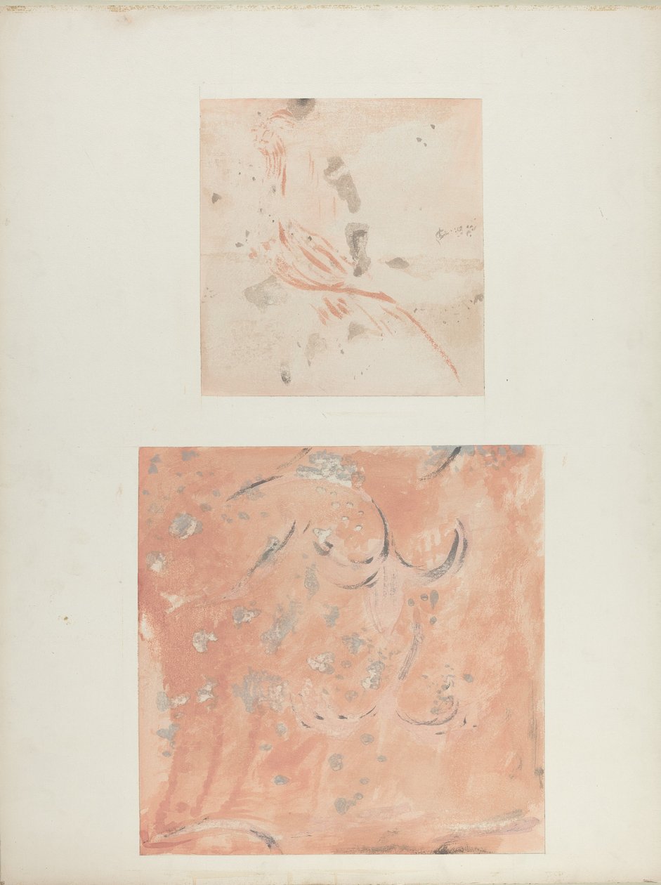 Fragment van muurdecoratie, ca. 1940 door Michael Lauretano