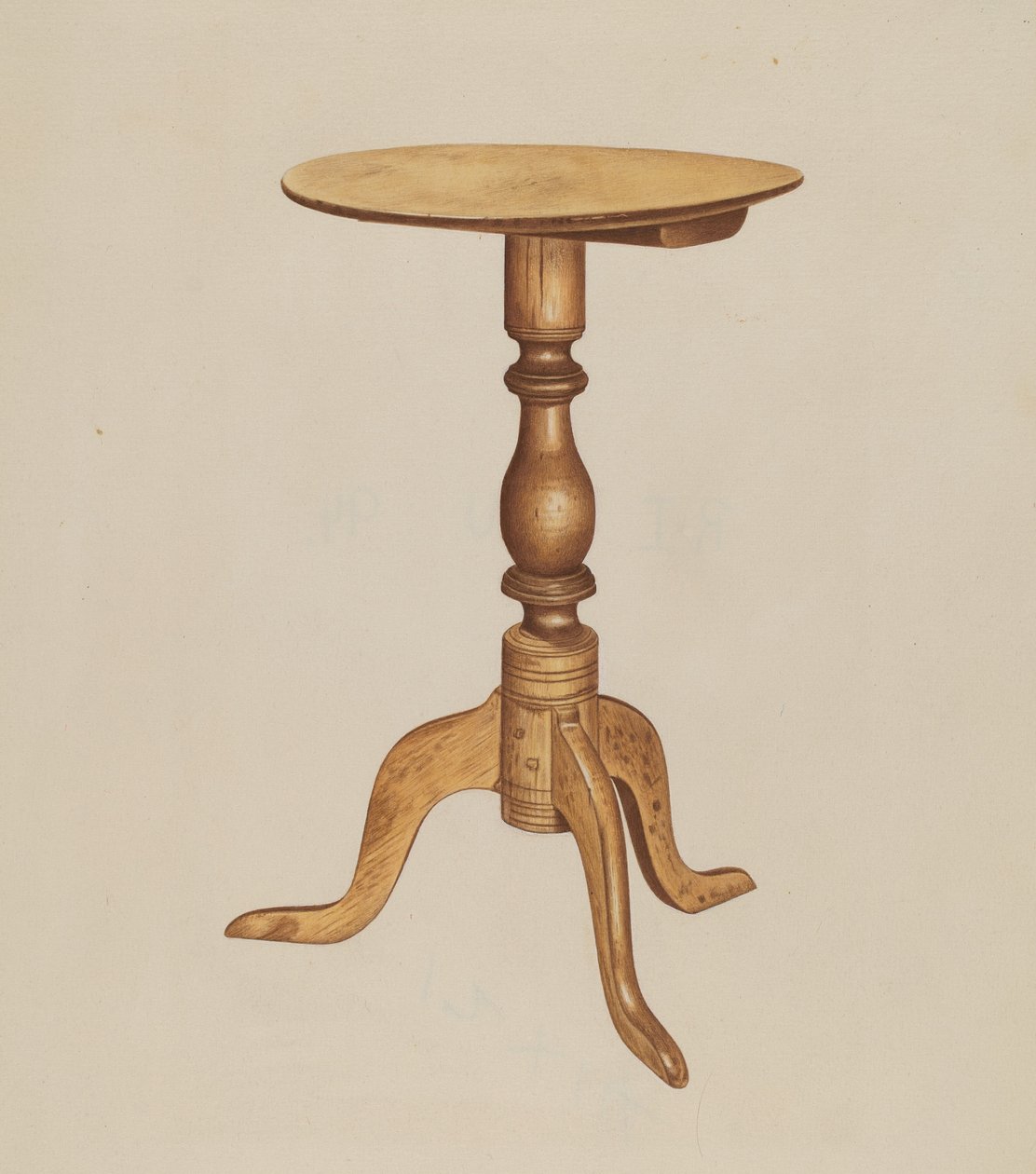 Occasionele tafel, ca. 1938 door Michael Riccitelli