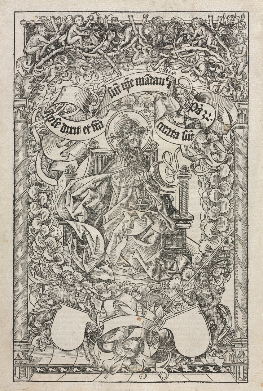 Neurenberg Kroniek: Het Embleem door Michael Wolgemut