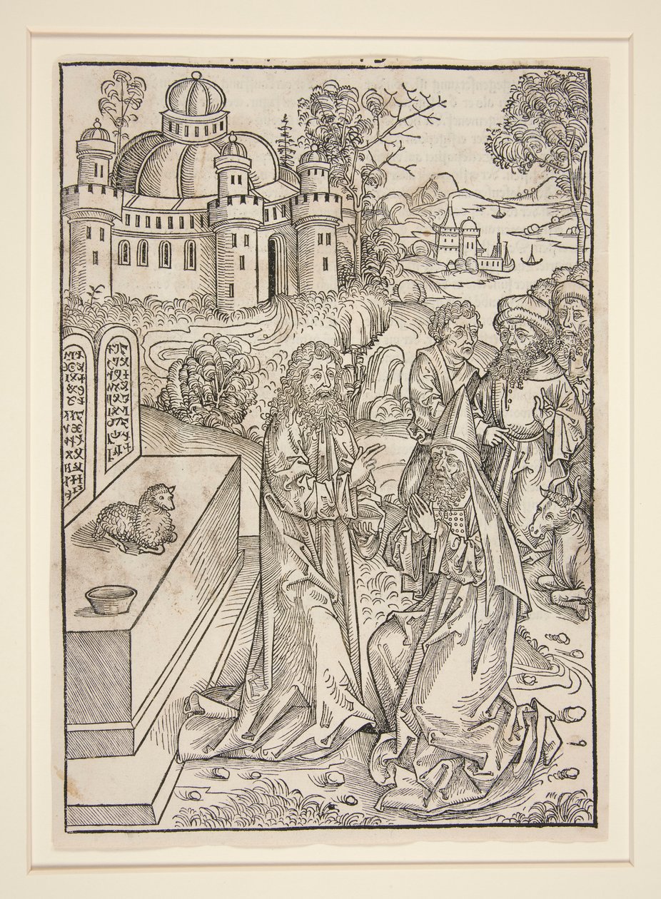 Pagina uit Stephan Fridolin, Der Schatzbehalter (Neurenberg: Anton Koberger, 1491) door Michael Wolgemut