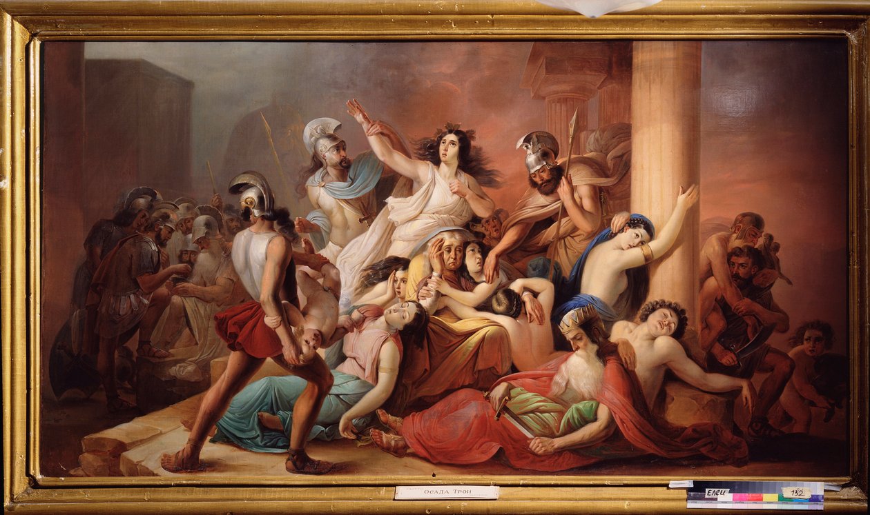 De val van Troje door Michail Ivanovich Skotti