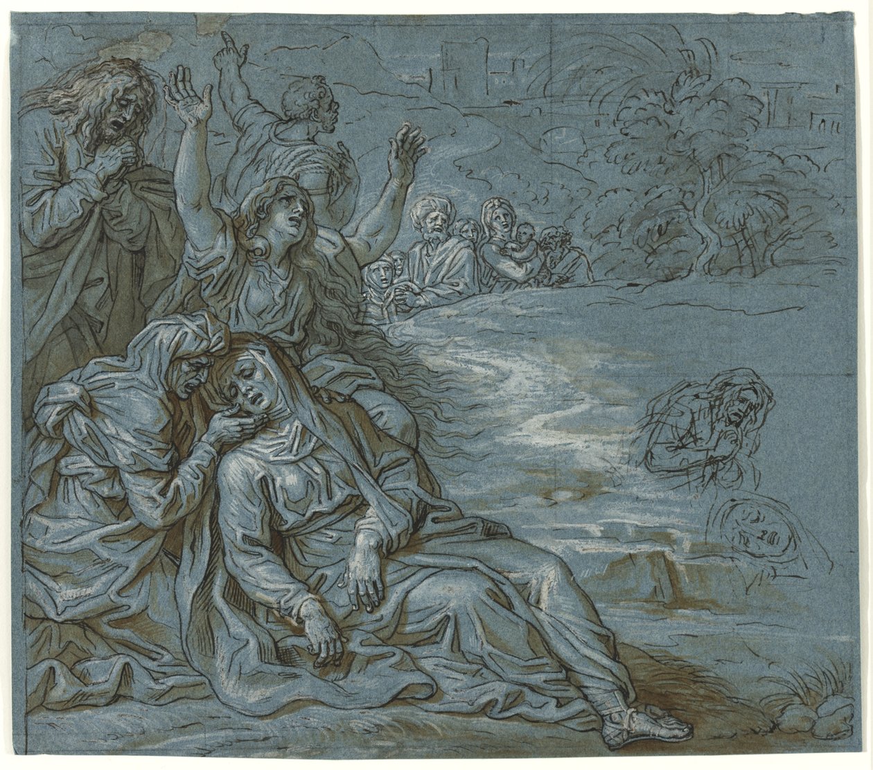 Klaagzang, c.1680 door Michel des Gobelins Corneille