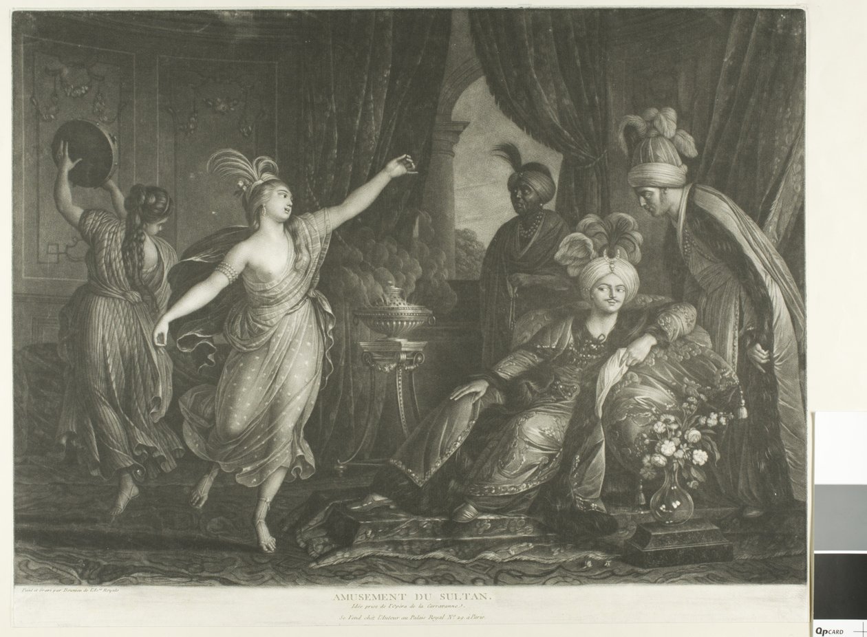 Het vermaak van de sultan door Michel Honore Bounieu