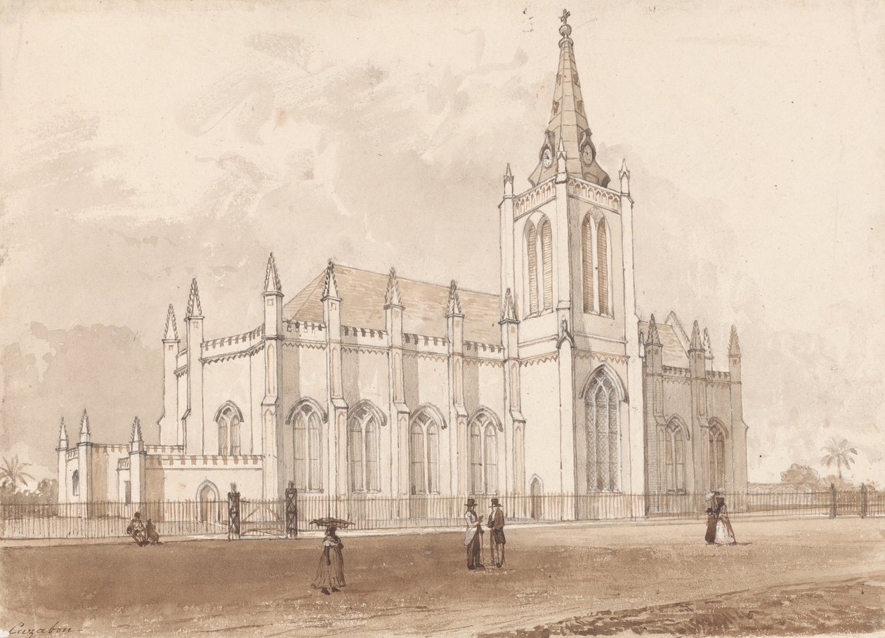 Trinity Church, Port of Spain door Michel Jean Cazabon