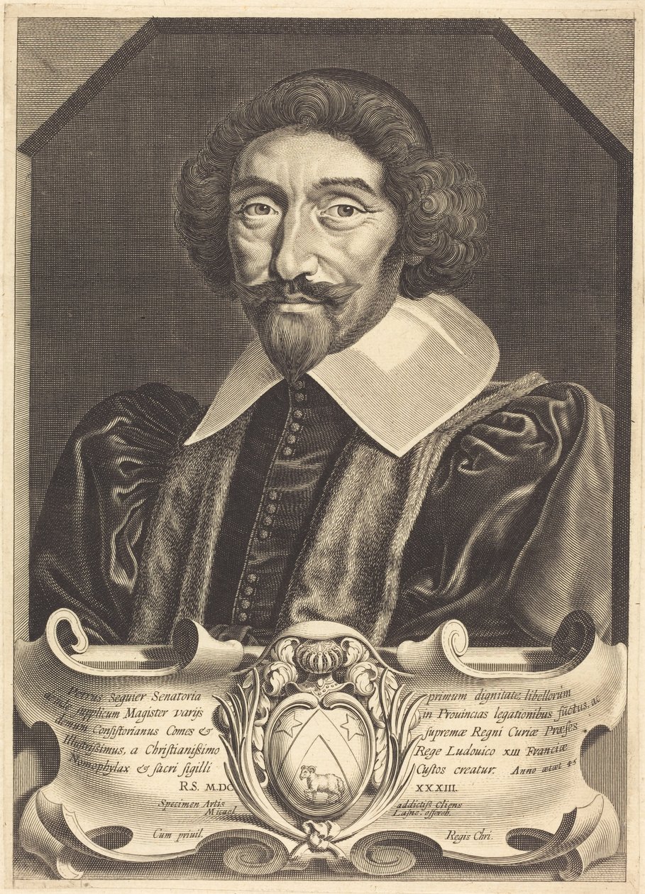 Pierre Seguier door Michel Lasne