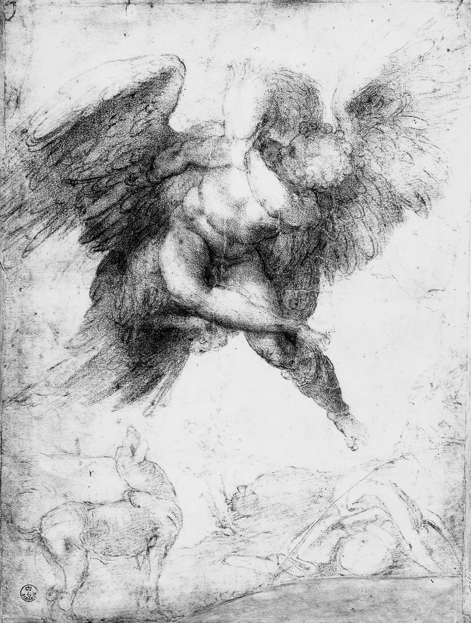 Ontvoering van Ganymedes door Michelangelo Buonarroti