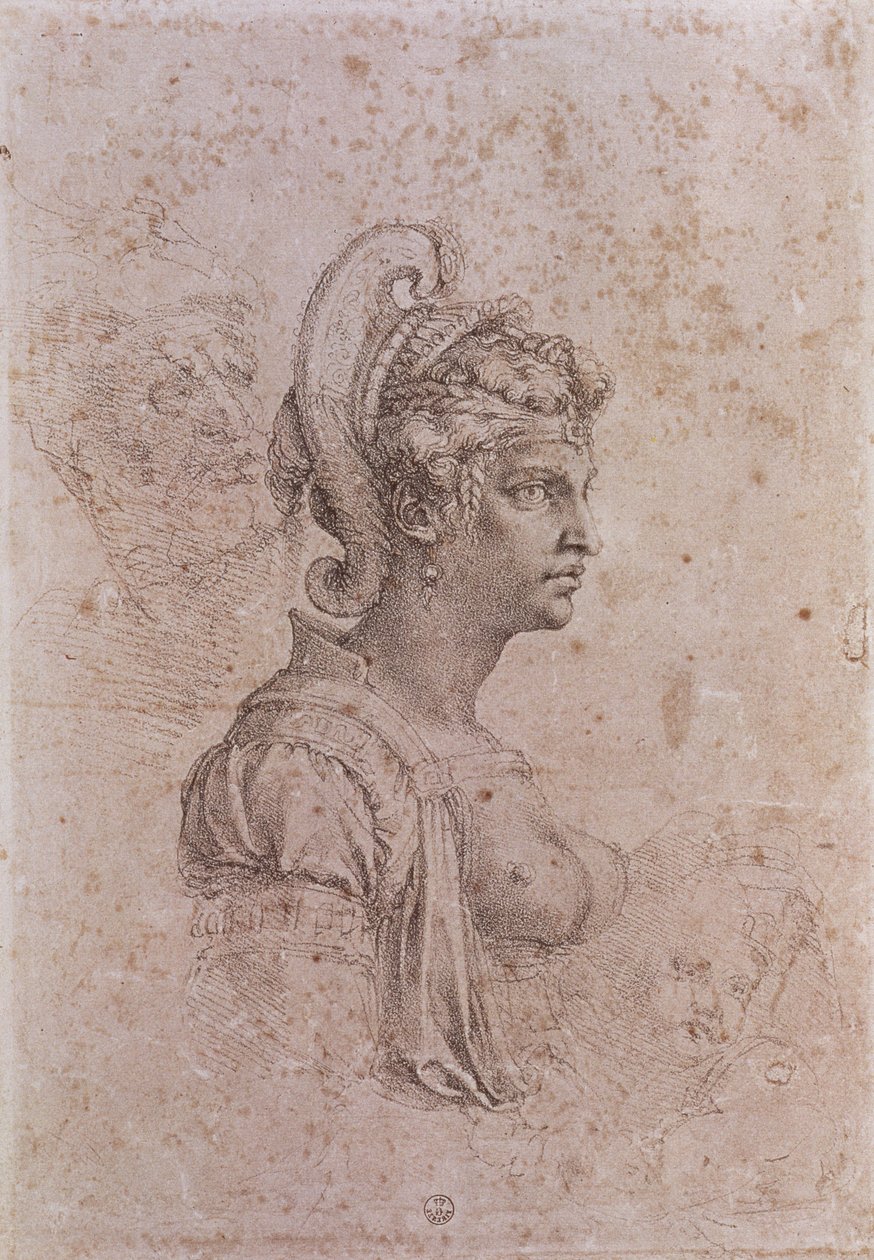 Zenobia, koningin van Palmyra, Syrië (3e eeuw na Christus) door Michelangelo Buonarroti
