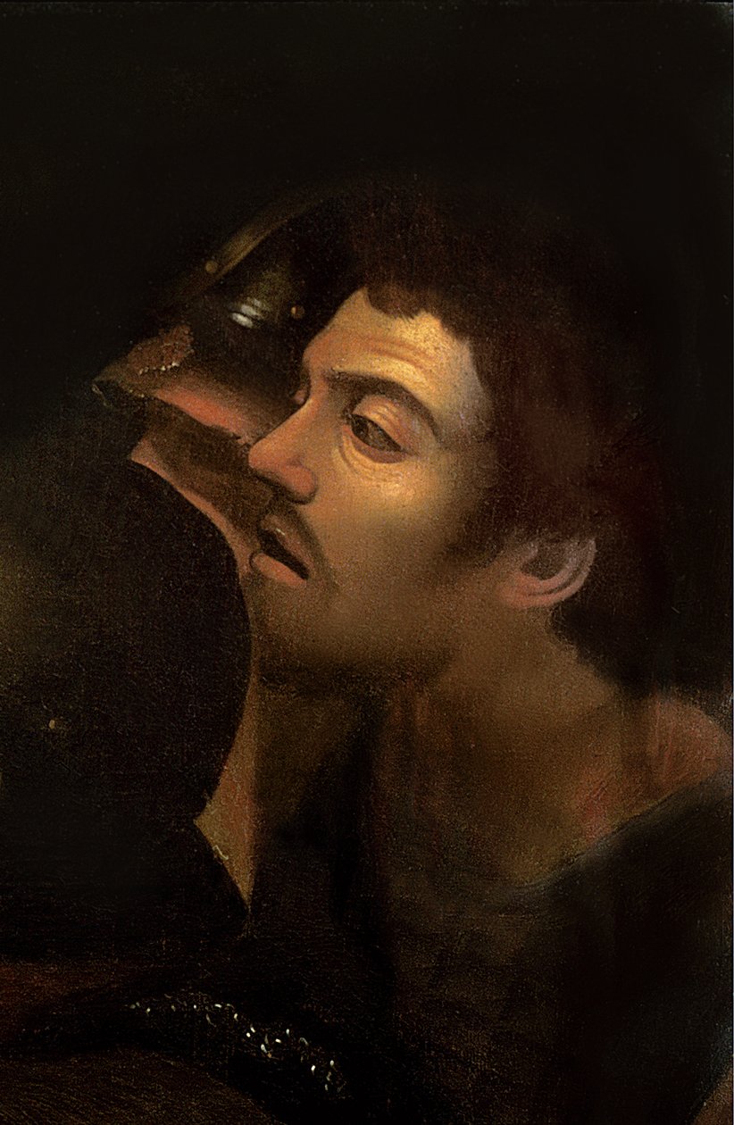 De Arrestatie van Christus (detail) door Michelangelo Merisi Caravaggio
