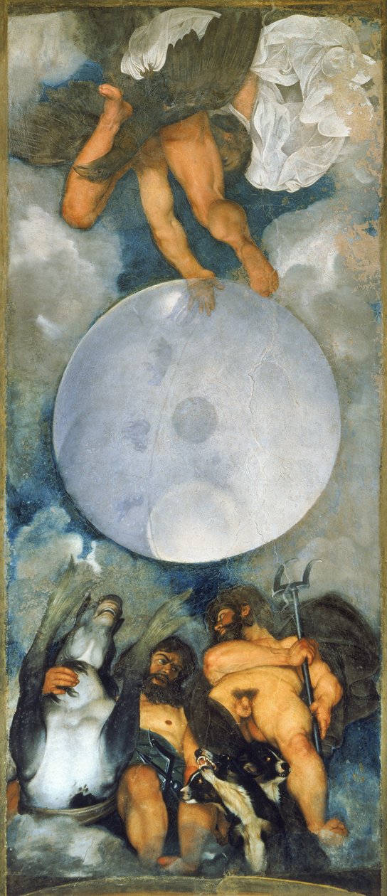 Jupiter, Neptunus en Pluto door Michelangelo Merisi Caravaggio