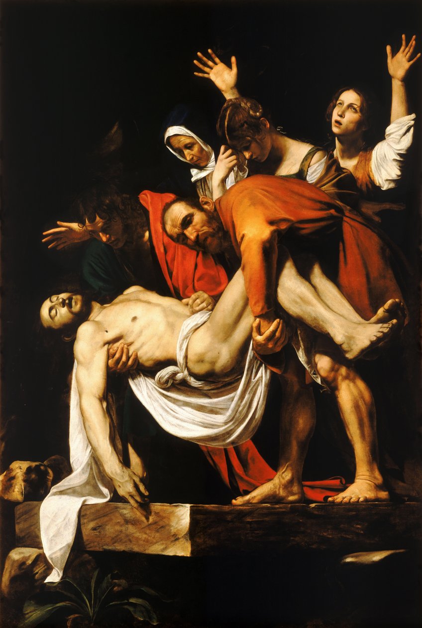 De Graflegging van Christus door Michelangelo Merisi Caravaggio