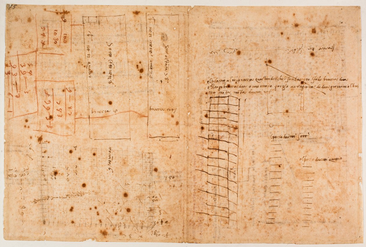 Tellingen van metselwerk door Michelangelo Buonarroti