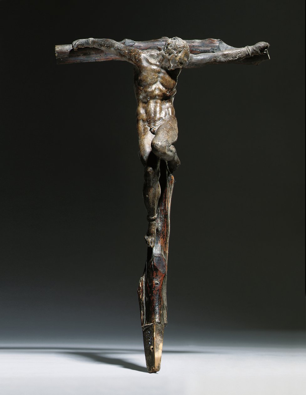 Kruisigingsgroep van Christus, de Goede Dief en de Slechte Dief door Michelangelo Buonarroti