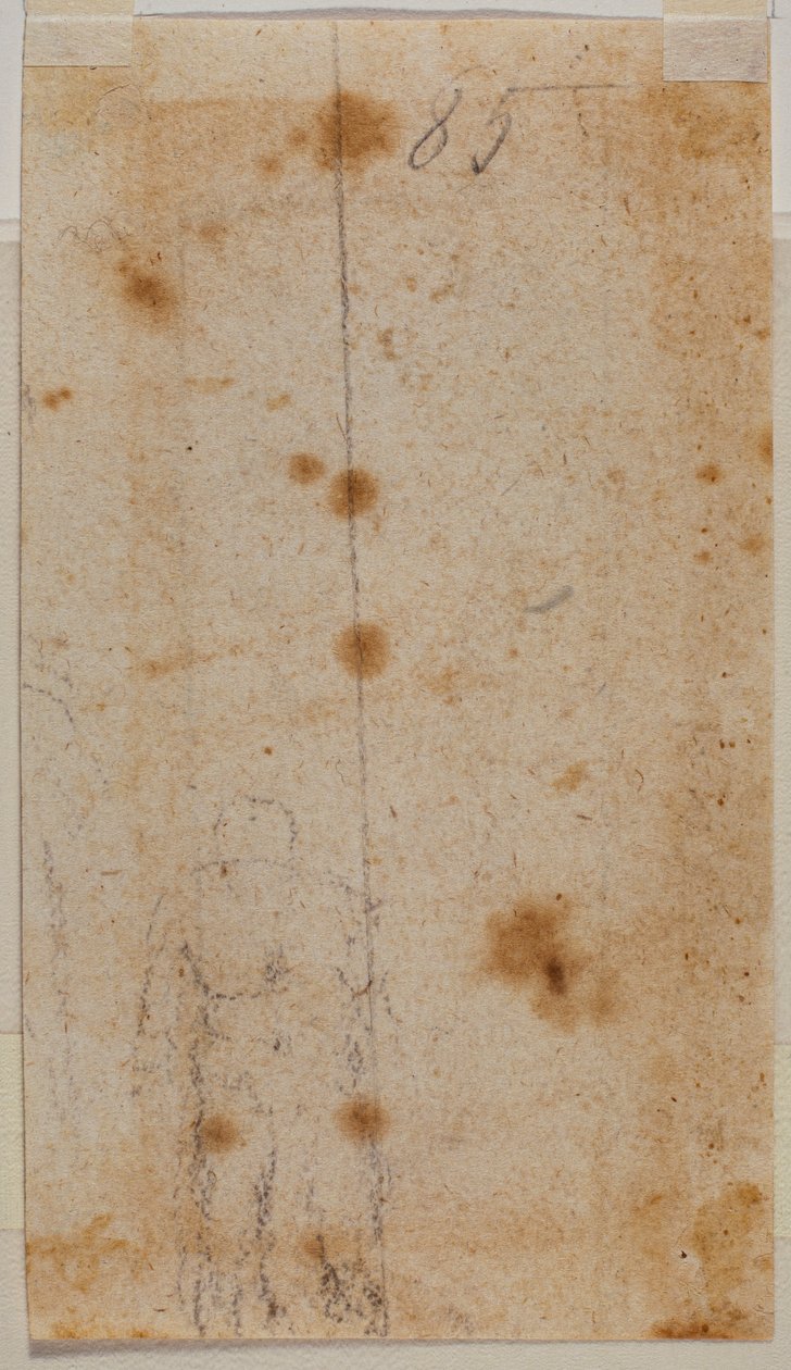 Figurenschets door Michelangelo Buonarroti