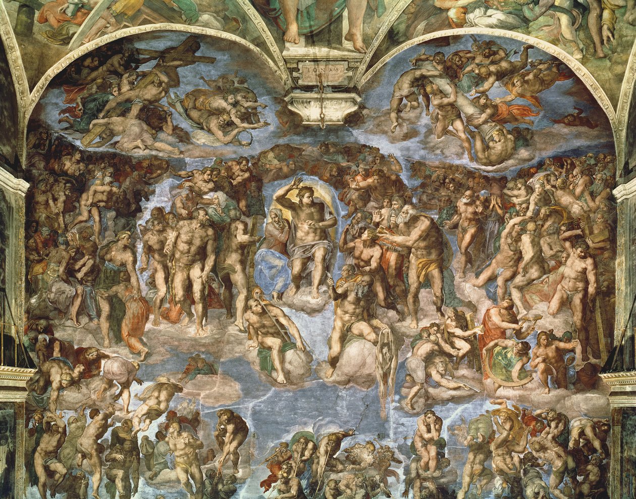 Laatste Oordeel, uit de Sixtijnse Kapel door Michelangelo Buonarroti