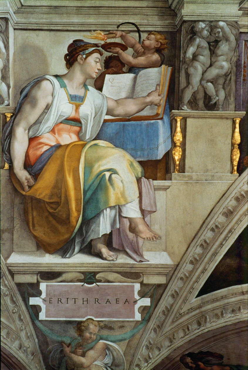 De Sixtijnse Kapel (fresco) door Michelangelo Buonarroti