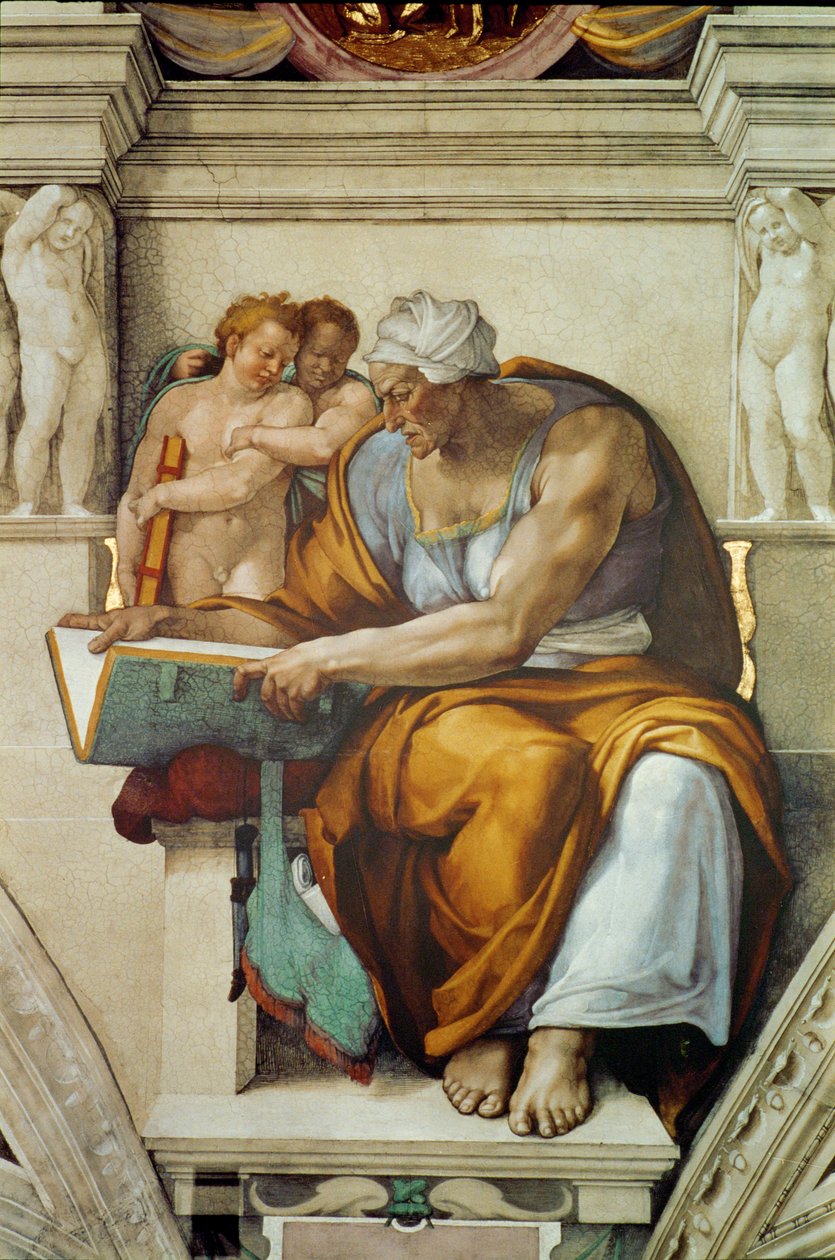 De Sixtijnse Kapel (fresco) door Michelangelo Buonarroti