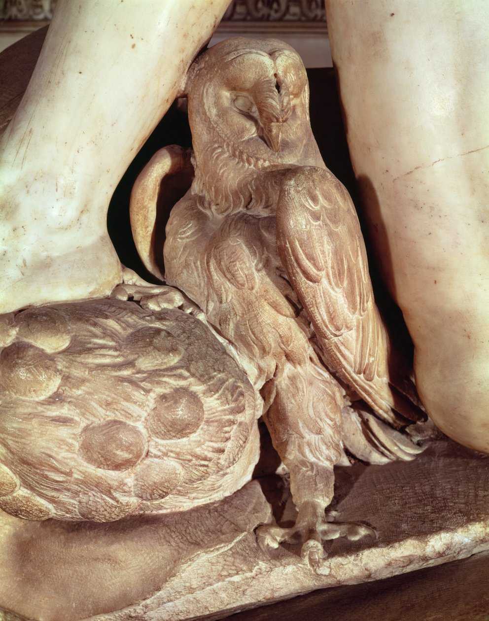 Het Graf van Giuliano de Medici (detail) door Michelangelo Buonarroti