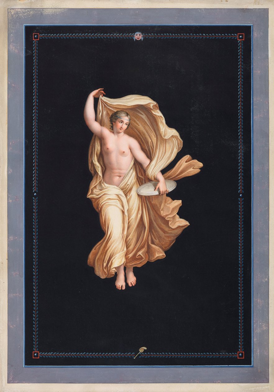 Vrouwelijke allegorische figuur door Michelangelo Maestri