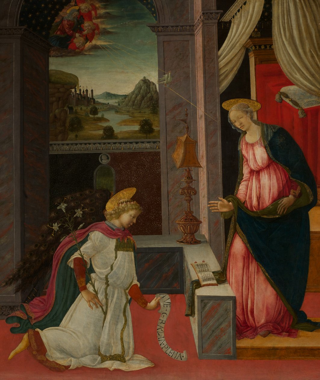 De annunciatie door Michele Ciampanti