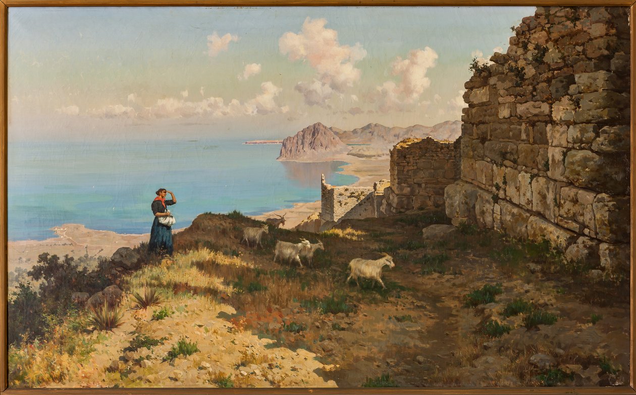 De Cyclopische muren van de berg Erice door Michele Cortegiani