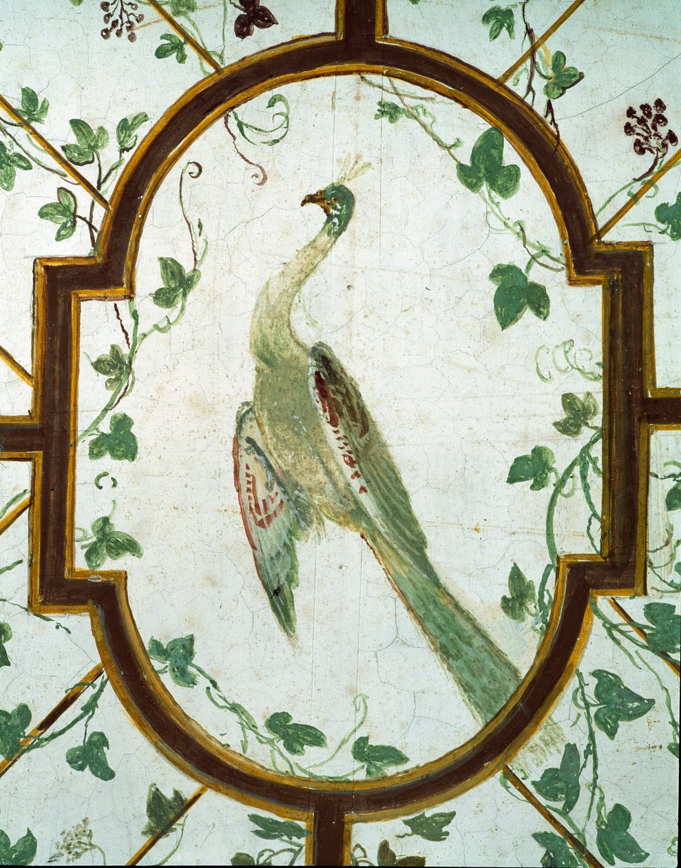 Detail van het plafond van de kelder, Villa Medicea di Careggi door Michelozzo di Bartolommeo