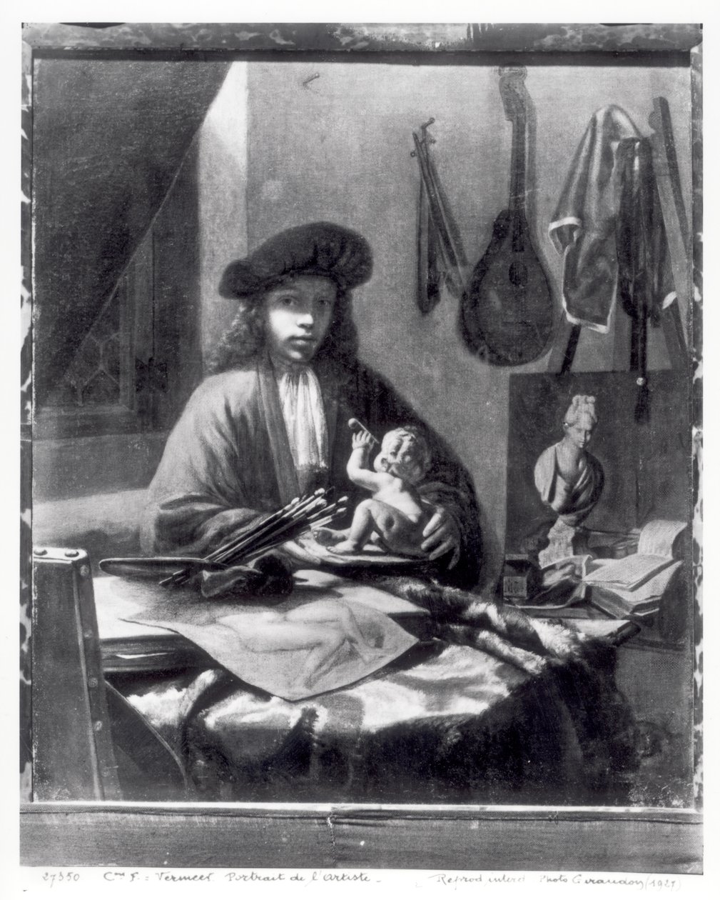 Portret van een Jonge Kunstenaar door Michiel van Musscher