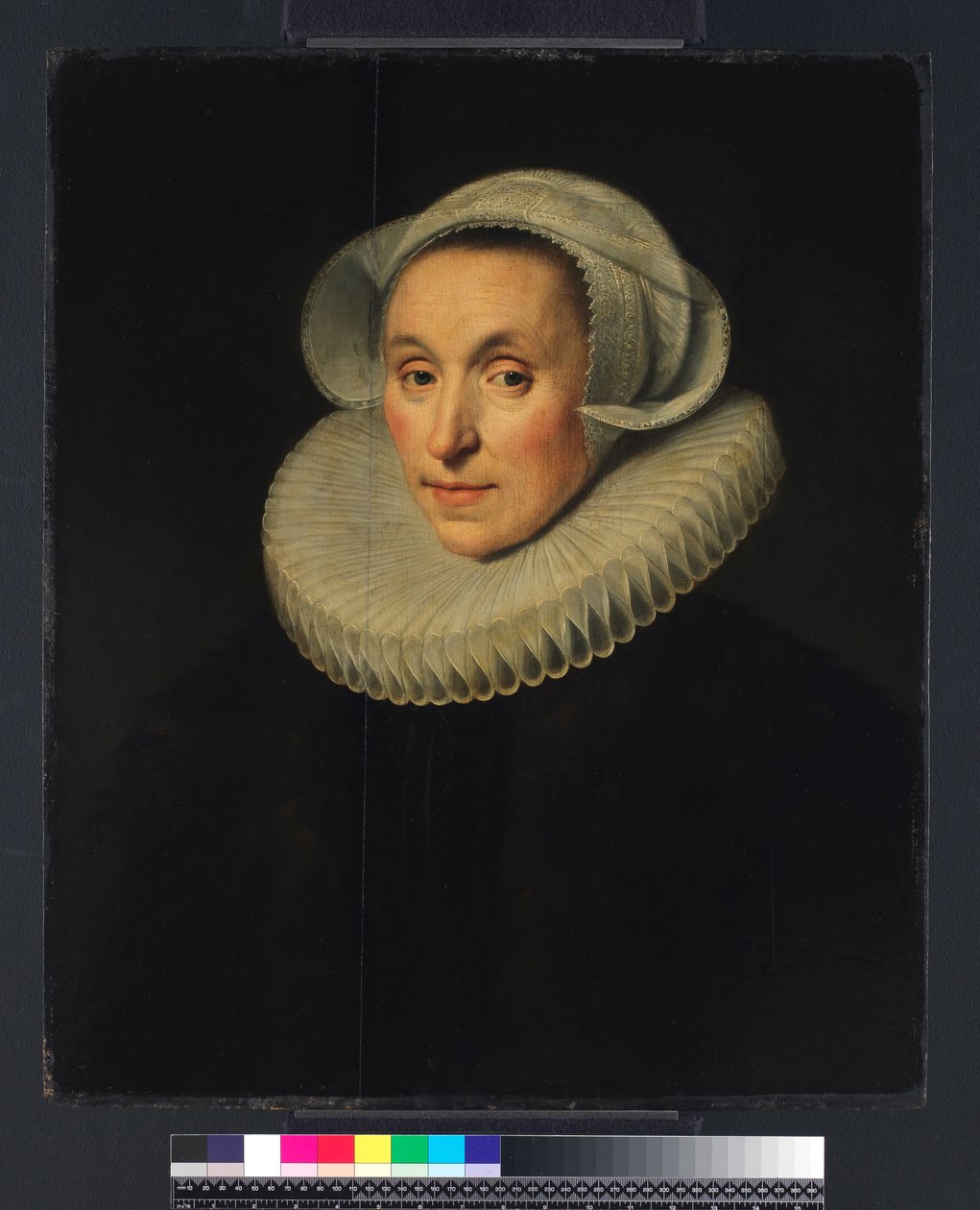 Portret van een dame door Michiel Jansz. van Miereveld