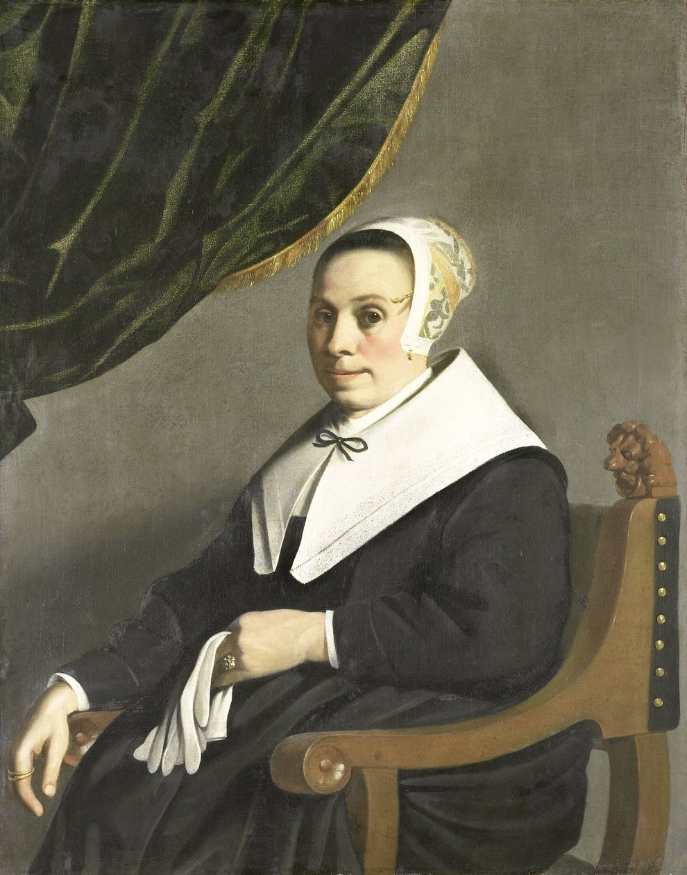 Portret van een Vrouw door Michiel Nouts
