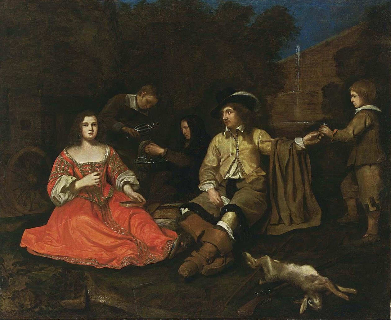 Elegant jachtbedrijf uitrusten door Michiel Sweerts