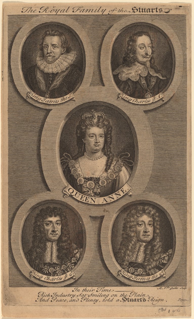 De Koninklijke Familie van de Stuarts door Michiel van der Gucht