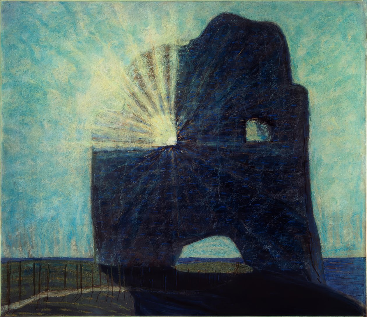 Het verleden door Mikalojus Ciurlionis