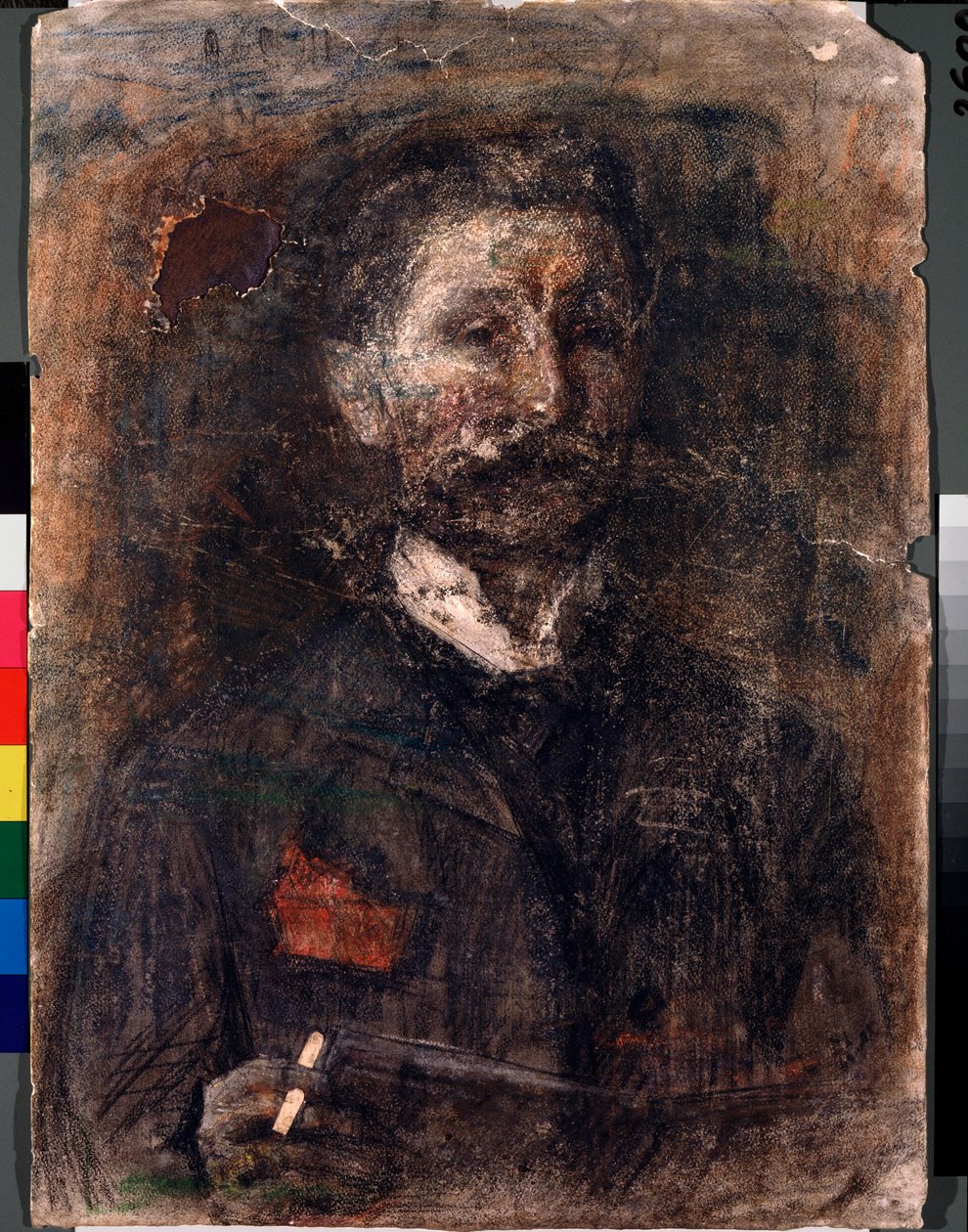 Zelfportret door Mikhail Aleksandrovich Vrubel
