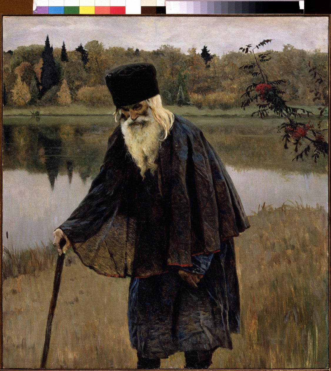 Een kluizenaar door Mikhail Vasilievich Nesterov