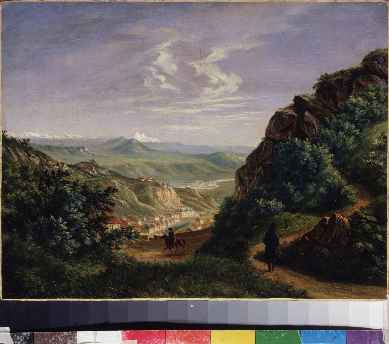 Uitzicht op Piatigorsk, Rusland door Mikhail Yuryevich Lermontov