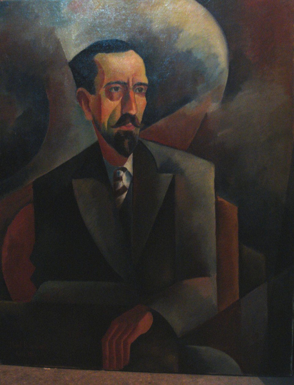 Portret van de arts Gambarashvili door Mikheil Bilanishvili