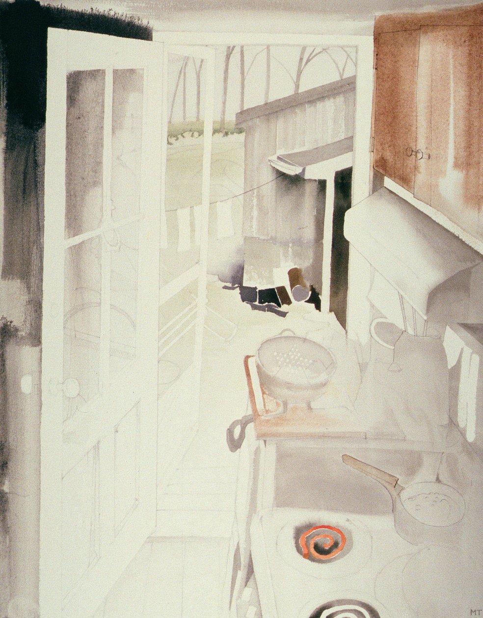 Fornuis en keuken, Connecticut door Miles Contemporary Artist Thistlethwaite