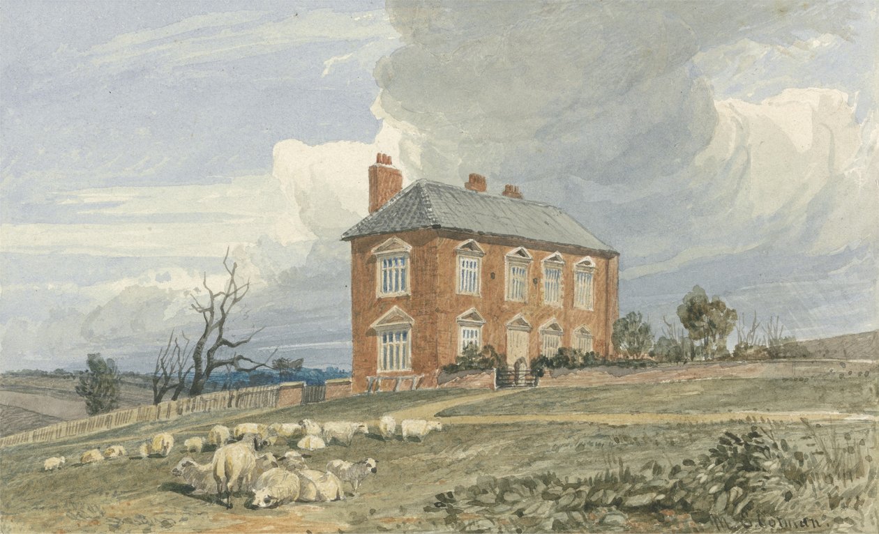 Irmingland Hall, Norfolk door Miles Edmund Cotman