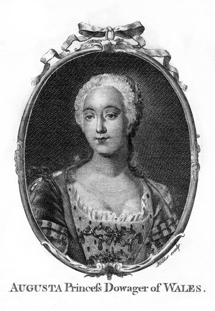 Augusta, Prinses van Wales, 1719-1772 door Miller