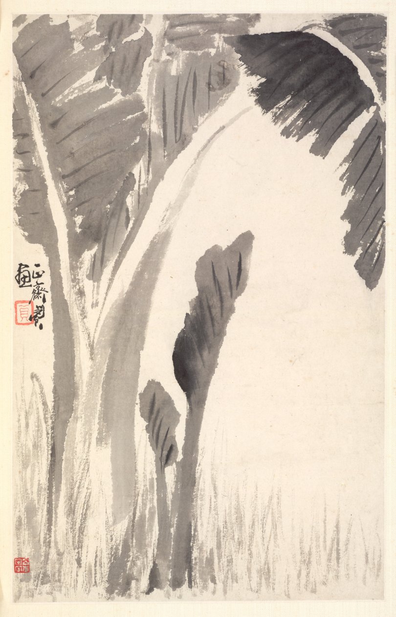 Bananenplanten, 1788 door Min Zhen