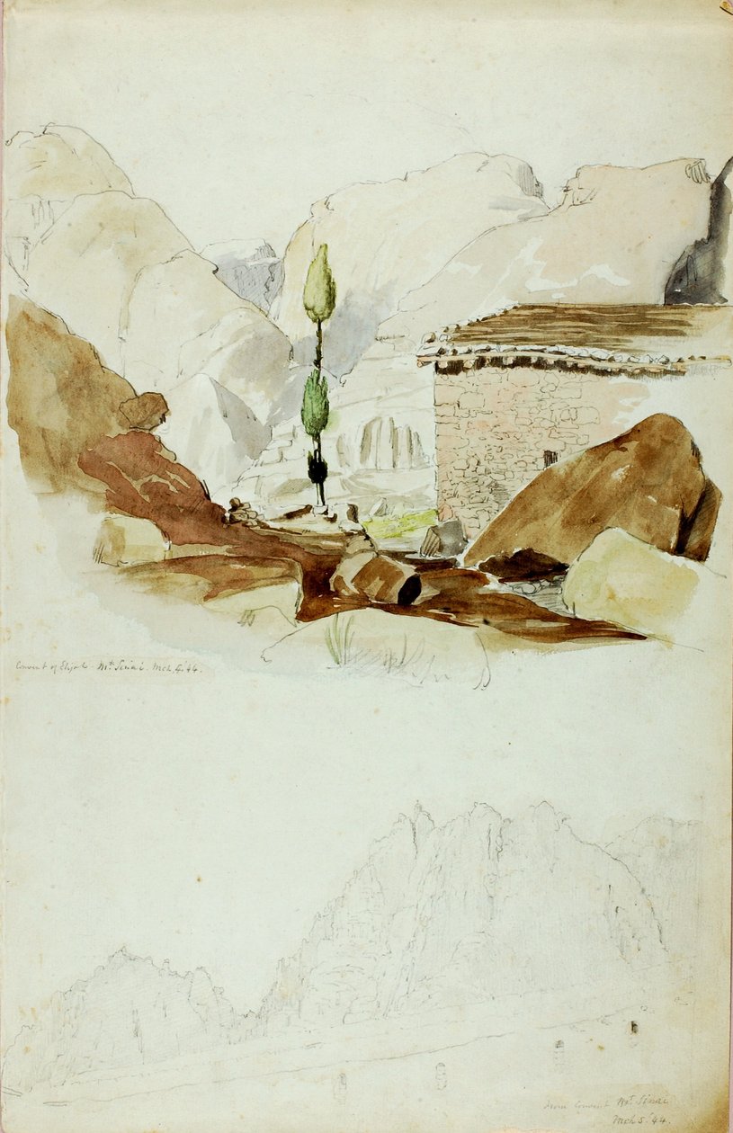 Klooster van Elia, Mt. Sinaï door Miner Kilbourne Kellogg