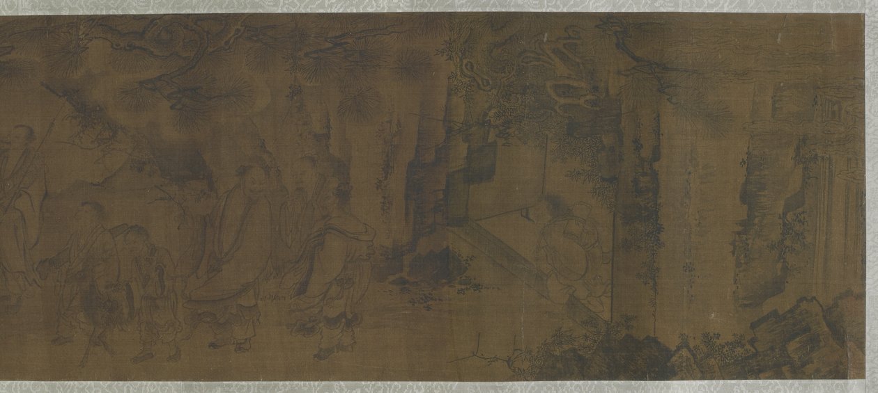Daoïstische Onsterfelijken in de Bergen door Ming Dynasty Chinese School