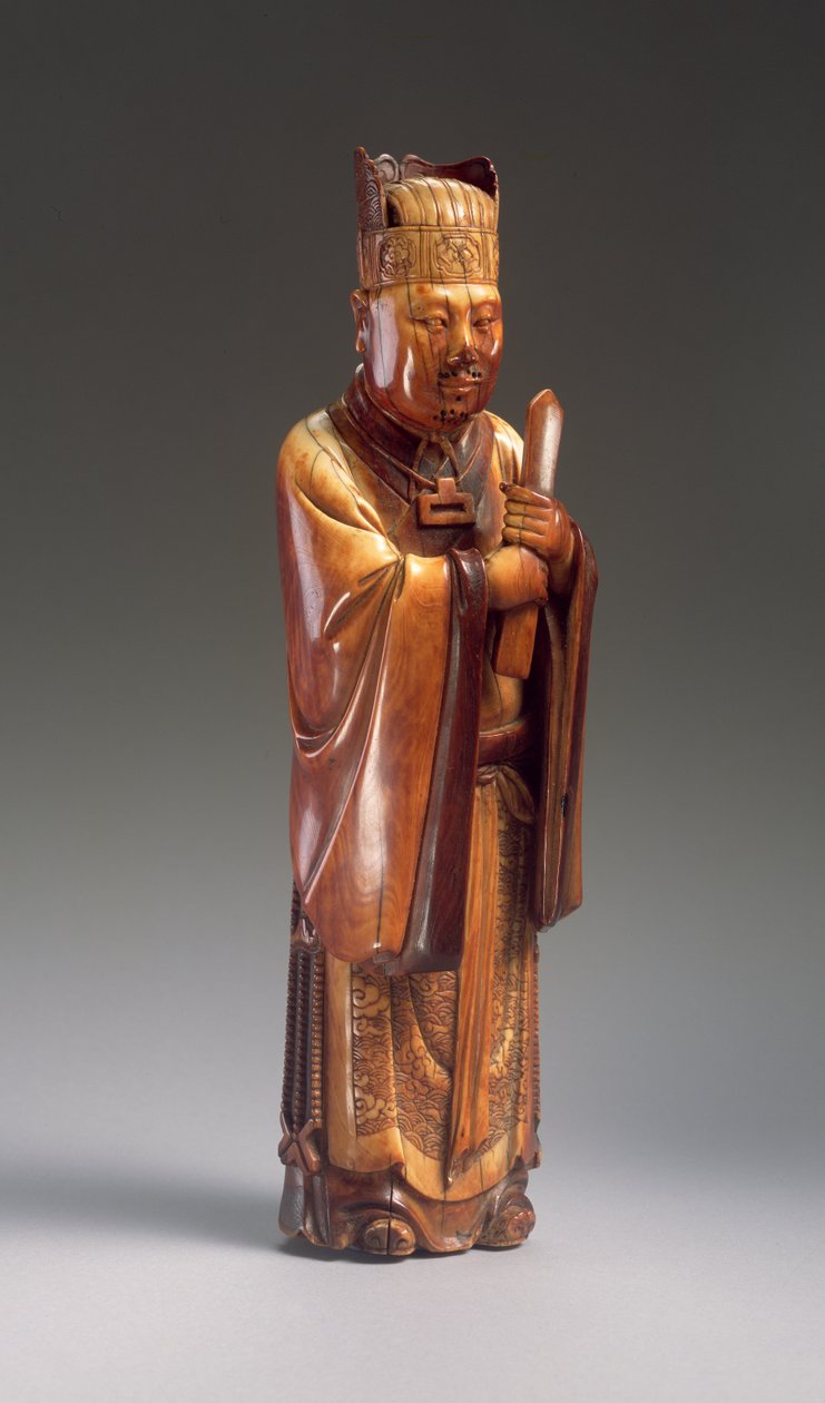 Figuur van een ambtenaar door Ming Dynasty Chinese School