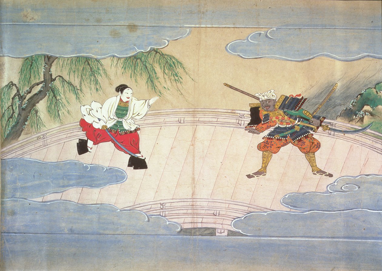 Het verhaal van Musashibo Benkei door Mitsuhiro after Tosa